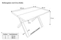 #160x85 #x-gestellschwarz