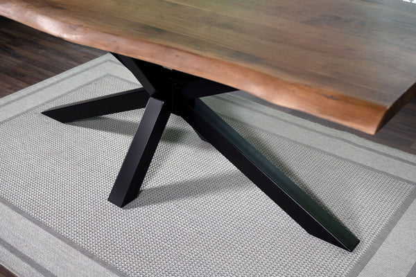 #nussbaumfarben #260x120 #spider-gestellschwarz