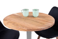 #70x70 #akazienaturfarben #säulen-gestelleckigsilber