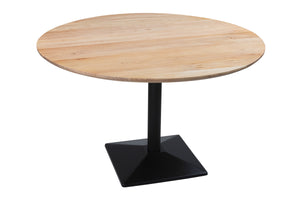 #akazienaturfarben #110x110 #säulen-gestelleckigschwarz
