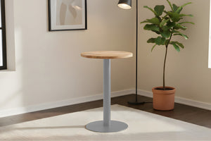 #60x60 #akazienaturfarben #säulen-gestellrundsilber