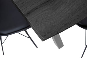 #holzgraufarben-optik #240x100 #x-gestellsilber