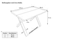 #120x80 #x-gestellweiß