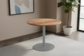 #80x80 #akazienaturfarben #säulen-gestellrundsilber