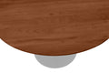 #akazienussbaumfarben #120x120 #säulen-gestellrundsilber