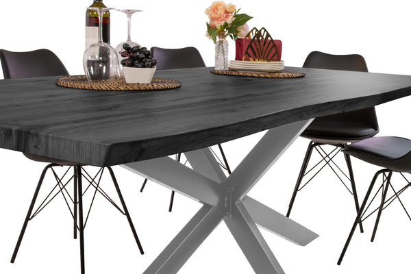 #holzgraufarben-optik #240x100 #spider-gestellsilber