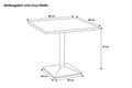 #80x80 #säulen-gestelleckigschwarz