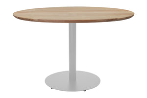 #akazienaturfarben #110x110 #säulen-gestellrundsilber