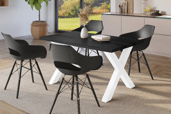 #holzgrau-optik #120x80 #x-gestellweiß