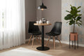 #60x60 #mangonaturfarben #säulen-gestellrundschwarz