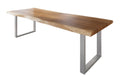 #akazienaturfarben #240x100 #spider-gestellsilber