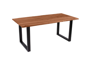 #nussbaumfarben #180(280)x90 #u-gestellschwarz