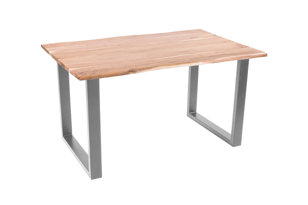 #naturfarben #160(260)x90 #u-gestellsilber