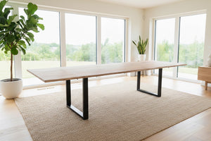 #naturfarben #220(320)x100 #u-gestellschwarz