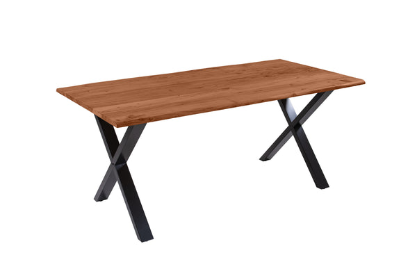 #nussbaumfarben #180(280)x90 #x-gestellschwarz