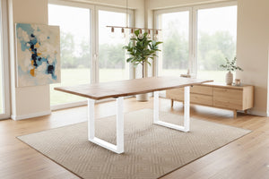 #naturfarben #160(260)x90 #u-gestellweiß