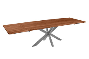 #nussbaumfarben #180(280)x90 #spider-gestellsilber