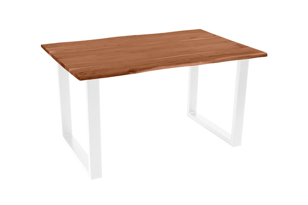 #nussbaumfarben #120(200)x90 #u-gestellweiß