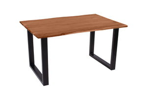 #nussbaumfarben #160(260)x90 #u-gestellschwarz