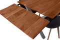 #nussbaumfarben #180(280)x90 #x-gestellsilber
