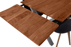 #nussbaumfarben #180(280)x90 #x-gestellsilber