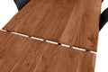 #nussbaumfarben #140(220)x90 #u-gestellschwarz