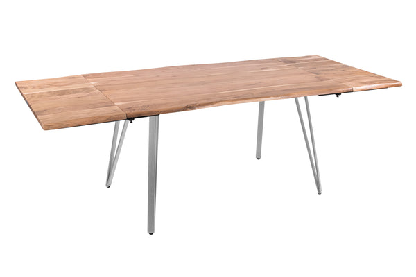 #naturfarben #140(220)x90 #vierfuß-gestellsilber