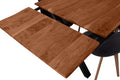 #nussbaumfarben #180(280)x90 #x-gestellschwarz