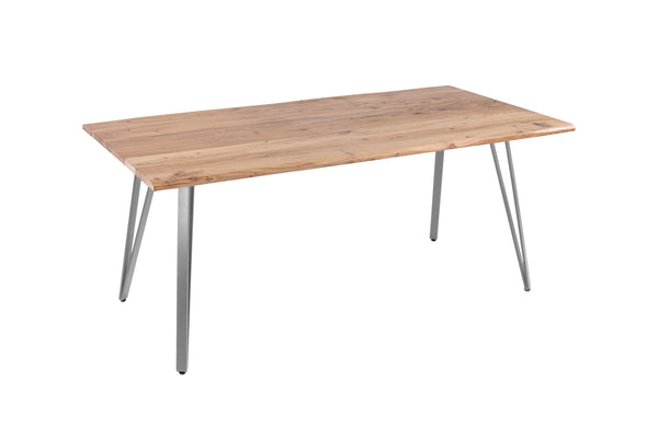 #naturfarben #180(280)x90 #vierfuß-gestellsilber
