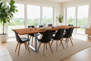 #nussbaumfarben #220(320)x100 #u-gestellsilber