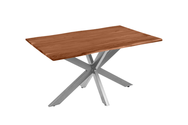 #nussbaumfarben #160(260)x90 #spider-gestellsilber