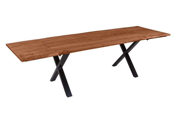 #nussbaumfarben #180(280)x90 #x-gestellschwarz