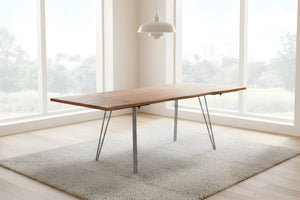 #naturfarben #120(200)x90 #vierfuß-gestellsilber