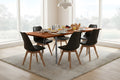 #nussbaumfarben #140(220)x90 #vierfuß-gestellsilber