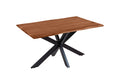 #nussbaumfarben #160(260)x90 #spider-gestellschwarz