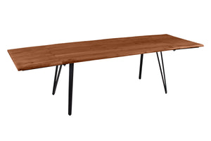 #nussbaumfarben #180(280)x90 #vierfuß-gestellschwarz