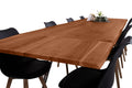 #nussbaumfarben #220(320)x100 #vierfuß-gestellschwarz