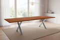 #nussbaumfarben #220(320)x100 #x-gestellsilber