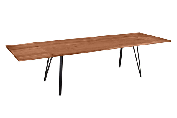 #nussbaumfarben #200(300)x100 #vierfuß-gestellschwarz
