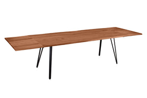 #nussbaumfarben #220(320)x100 #vierfuß-gestellschwarz