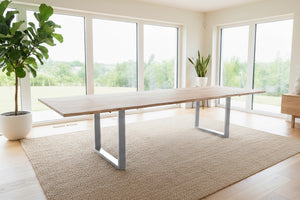 #naturfarben #220(320)x100 #u-gestellsilber