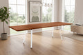 #nussbaumfarben #180(280)x90 #vierfuß-gestellweiß