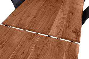 #nussbaumfarben #160(260)x90 #vierfuß-gestellsilber