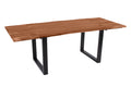 #nussbaumfarben #160(260)x90 #u-gestellschwarz