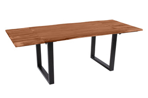 #nussbaumfarben #160(260)x90 #u-gestellschwarz