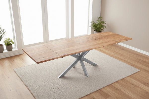 #naturfarben #180(280)x90 #spider-gestellsilber