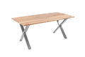 #naturfarben #180(280)x90 #x-gestellsilber