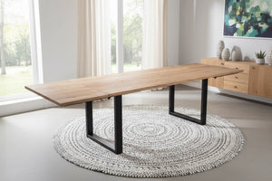 #naturfarben #180(280)x90 #u-gestellschwarz