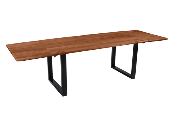 #nussbaumfarben #180(280)x90 #u-gestellschwarz