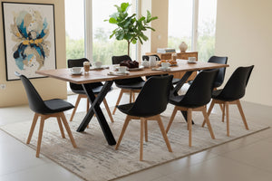 #naturfarben #160(260)x90 #x-gestellschwarz